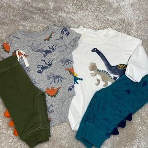Carters 3 month Dinosaur set